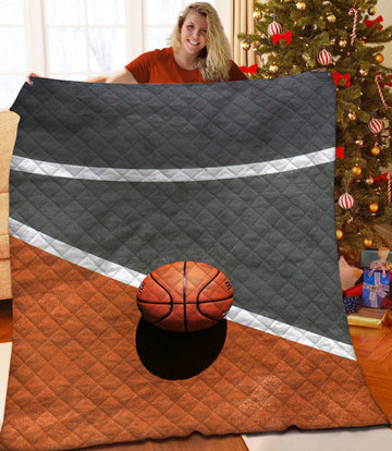 litzzy Basketball Fleece Blanket HST25101966 Quilt Blanket   