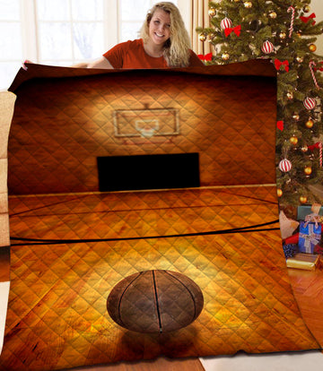 litzzy Basketball Fleece Blanket HST25101968 Quilt Blanket   
