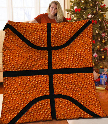 litzzy Basketball Fleece Blanket HST25101979 Quilt Blanket   