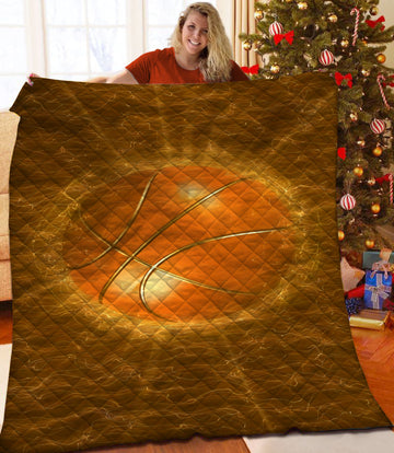 litzzy Basketball Fleece Blanket HST25101980 Quilt Blanket   