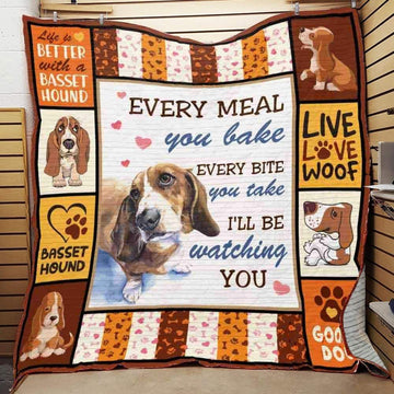 litzzy Basset Hound Better With A Basset Hound Fleece Blanket Christmas Christmas Gifts Merry Christmas Holiday Gifts Gift Dhc03011736Dd Quilt Blanket   