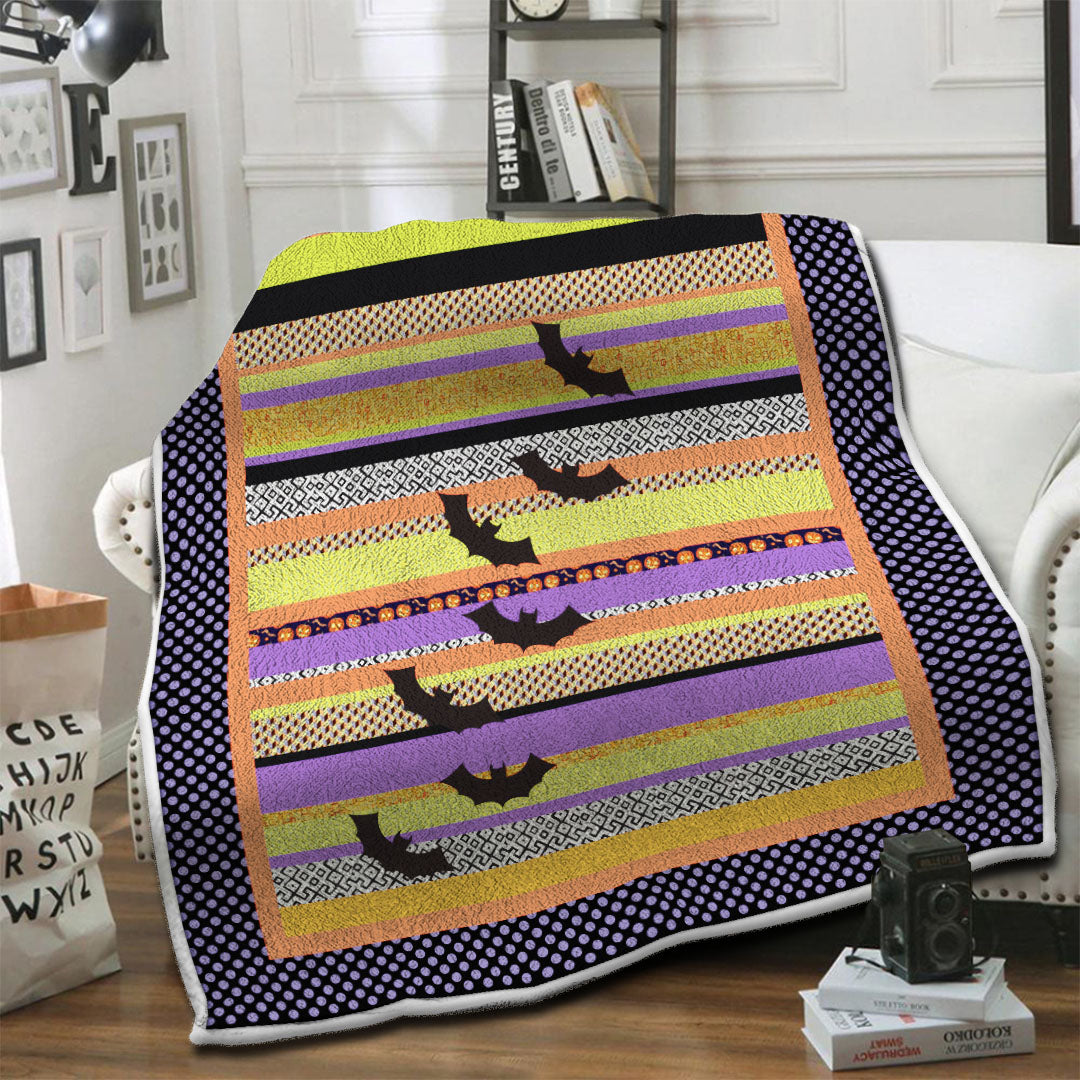 litzzy Bat Fleece Blanket HST19101624 Fleece Blanket   