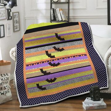 litzzy Bat Fleece Blanket HST19101624 Fleece Blanket   