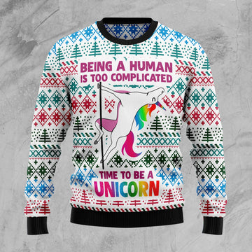 litzzy Be A Unicorn TG5115 Ugly Christmas Sweater -  Best Gift For Christmas, Noel Malalan - Christmas Signature sweater   