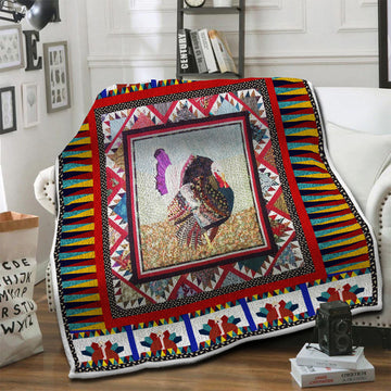litzzy Be My Turkey Fleece Blanket HST19101967 Fleece Blanket   