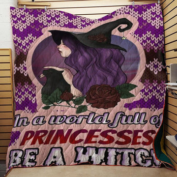 litzzy Be A Witch Christmas CL12120010MDQ Fleece Blanket Quilt Blanket   