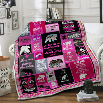 litzzy Bear Fleece Blanket HST19102626 Fleece Blanket   