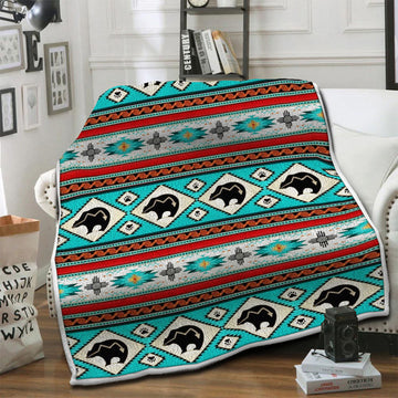 litzzy Bear HQT1610428 Fleece Blanket Fleece Blanket   