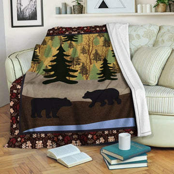 litzzy Bear Fleece Blanket HST19101628 Fleece Blanket   