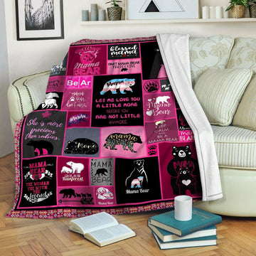 litzzy Bear Fleece Blanket HST19102625 Fleece Blanket   