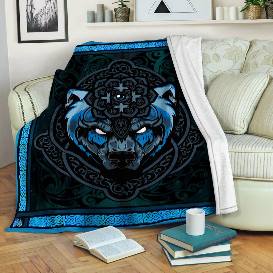 litzzy Bear Fleece Blanket HST19103585 Fleece Blanket   