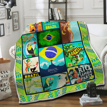 litzzy Being A Marine Fleece Blanket HST19102629 Fleece Blanket   