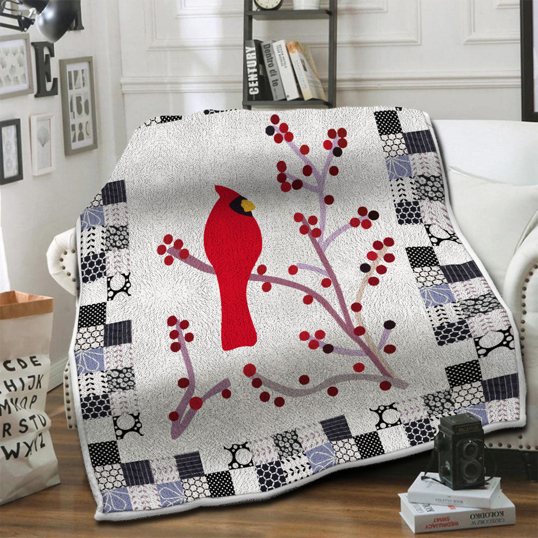 litzzy Bird Fleece Blanket HST19102635 Fleece Blanket   