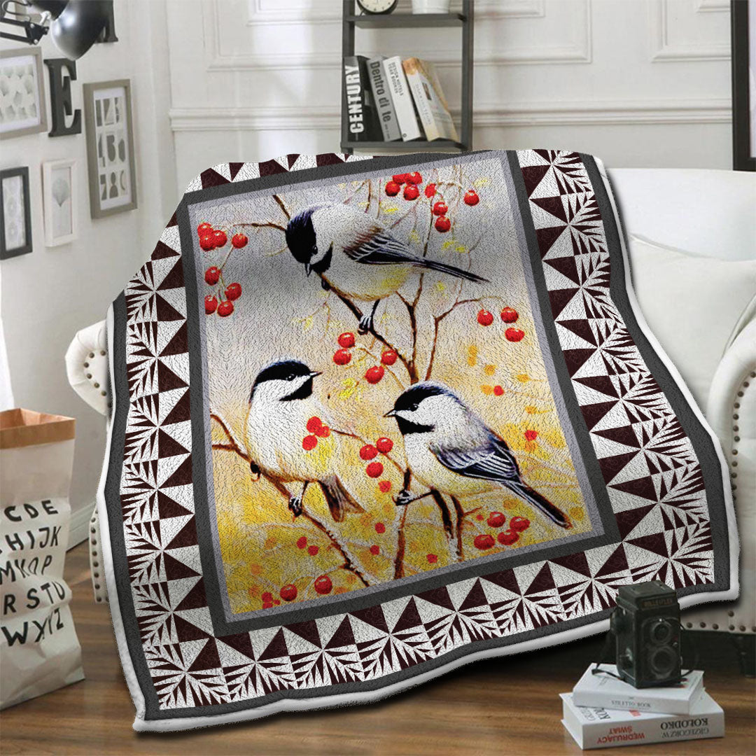 litzzy Bird HQT1610476 Fleece Blanket Fleece Blanket   