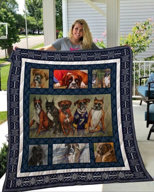litzzy Boxer 01 Boxer 0412 Fleece Blanket Christmas Christmas Gifts Merry Christmas Holiday Gifts Gift Dhc03011818Dd Quilt Blanket   