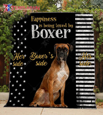 litzzy Boxer Beauty Of My Boxer Fleece Blanket Christmas Christmas Gifts Merry Christmas Holiday Gifts Gift Dhc03011260Dd Quilt Blanket   