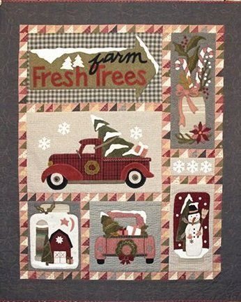 litzzy Bringing Home The Christmas Tree CLA0910079Q Fleece Blanket Quilt Blanket   