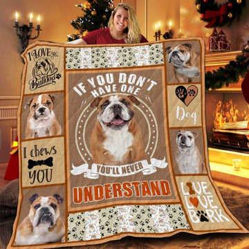 litzzy Bulldog Watch Me Speak From My Heart Fleece Blanket Christmas Christmas Gifts Merry Christmas Holiday Gifts Gift Dhc03011164Dd Quilt Blanket   
