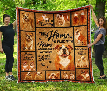 litzzy Bulldog You Always Win Fleece Blanket Christmas Christmas Gifts Merry Christmas Holiday Gifts Gift Dhc03011749Dd Quilt Blanket   