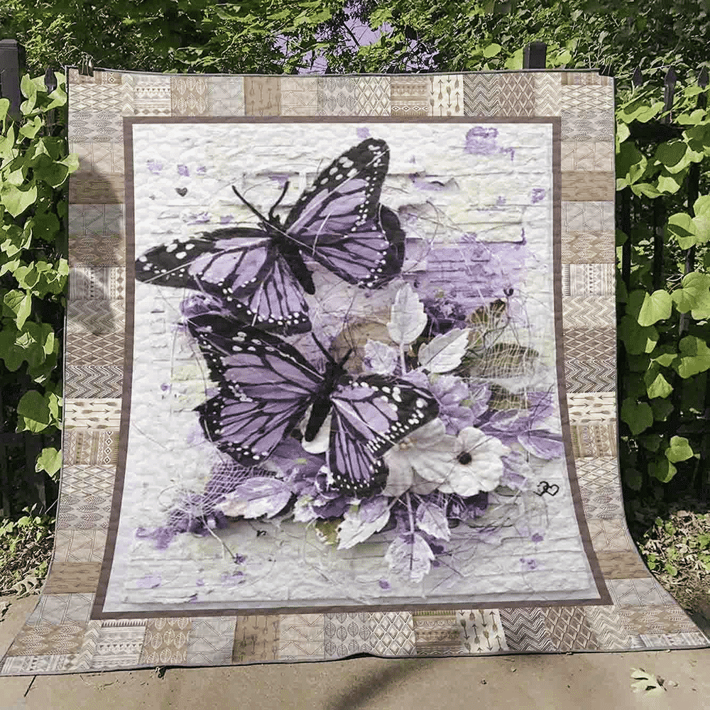 litzzy Butterfly Beautiful Butterfies Fleece Blanket Christmas Christmas Gifts Merry Christmas Holiday Gifts Gift Dhc03011732Dd Quilt Blanket   