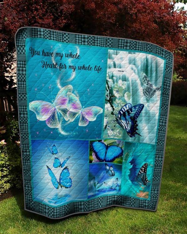 litzzy Butterfly Boom Boom Yah Fleece Blanket Christmas Gift Dhc04011174Dd Quilt Blanket   