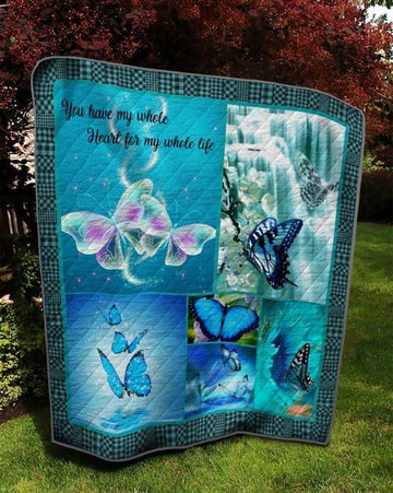 litzzy Butterfly Boom Boom Yah Fleece Blanket Christmas Gift Dhc04011174Dd Quilt Blanket   