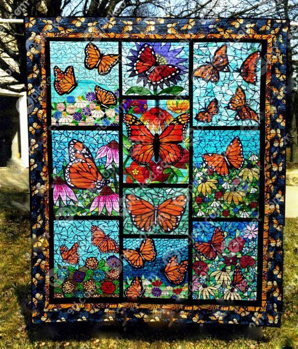 litzzy Butterfly Fly Me To The Moon Best Seller Fleece Blanket Christmas Gift Dhc04011169Dd Quilt Blanket   