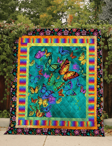 litzzy Butterfly Lcttv1612 Fleece Blanket Christmas Christmas Gifts Merry Christmas Holiday Gifts Gift Dhc03011256Dd Quilt Blanket   