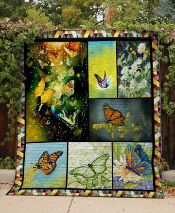litzzy Butterfly Love You And Love Me Fleece Blanket Christmas Gift Dhc04011151Dd Quilt Blanket   