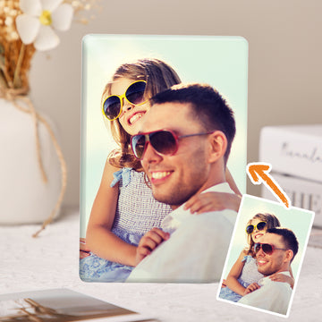 litzzy Custom Acrylic Block Photo Frame Desktop Picture Frame Plaque Acrylic Plaque Vertical 10X15cm  