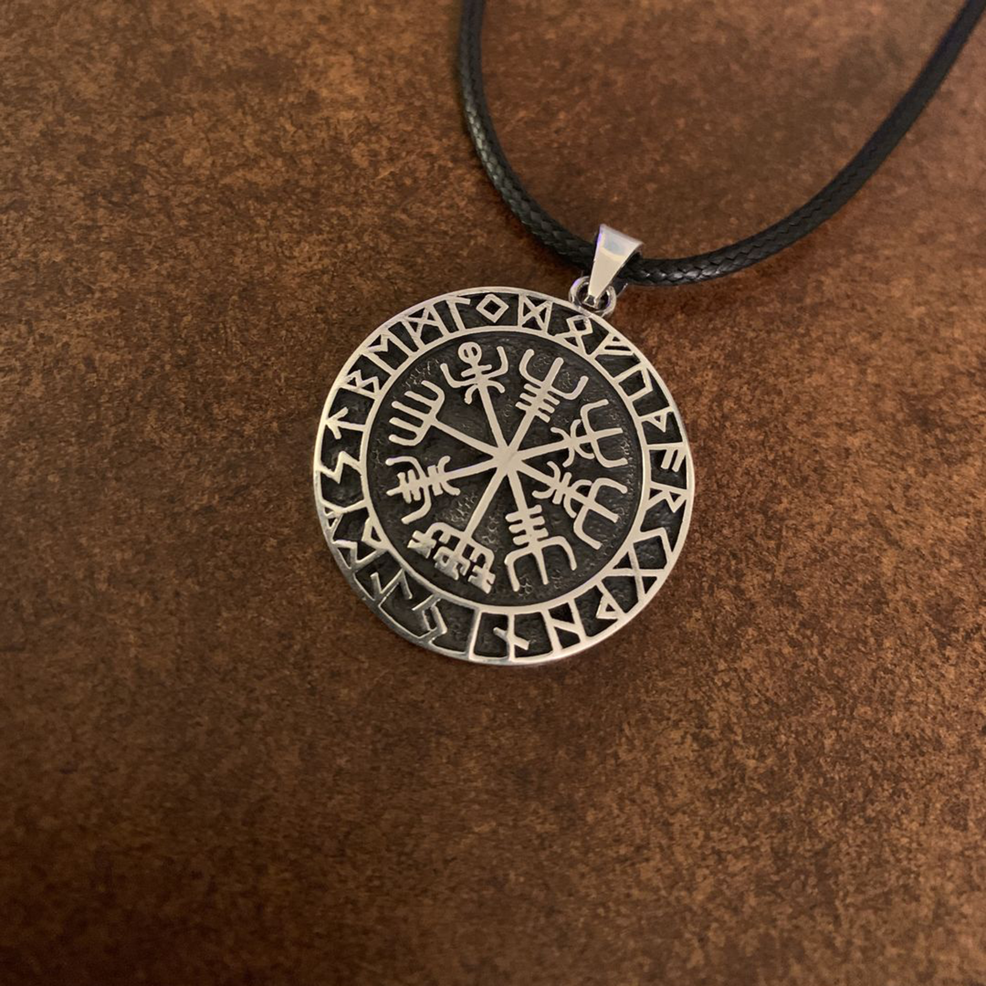 litzzy To My Son - The Storm - Shieldmaiden Mom To Son Gift - Viking Compass To My Son Gift Jewelry   
