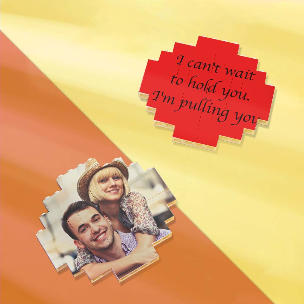 litzzy Custom Music Code Building Block Personalized Photo Brick Puzzles Building Brick Photo Photo & Text 9*9cm=3.54*3.54in 