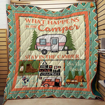 litzzy Camping We Love Campingg Fleece Blanket Christmas Christmas Gifts Merry Christmas Holiday Gifts Gift Dhc03011772Dd Quilt Blanket   
