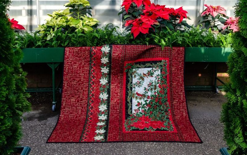 litzzy Cardinal Bird Merry Christmas CLH2111099Q Fleece Blanket Quilt Blanket   