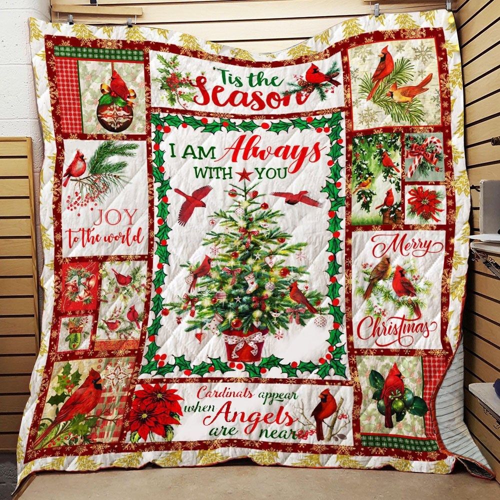 litzzy Cardinal Christmas CLA0412699Q Fleece Blanket Quilt Blanket   