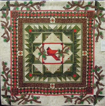 litzzy Cardinal Christmas CLT0211022H Fleece Blanket Quilt Blanket   