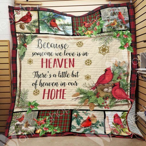 litzzy Cardinal Christmas DHC15100074MDQ Fleece Blanket Quilt Blanket   
