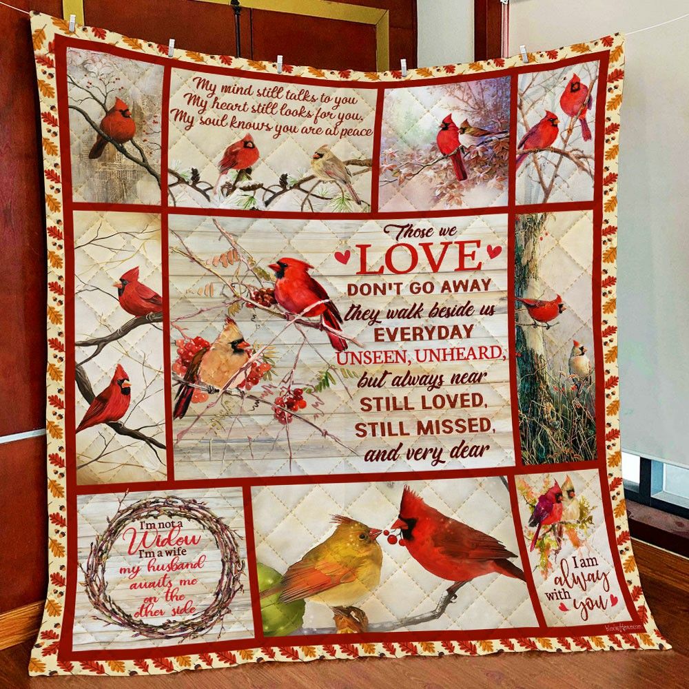 litzzy Cardinal Christmas HHC121106TH Fleece Blanket Quilt Blanket   