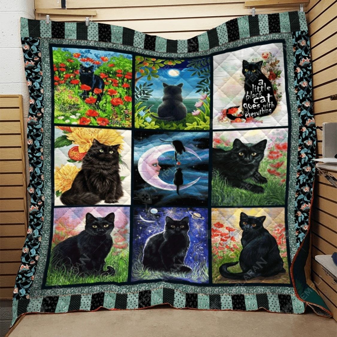 litzzy Cat Black Z Cat Fleece Blanket Christmas Christmas Gifts Merry Christmas Holiday Gifts Gift Dhc03011255Dd Quilt Blanket   