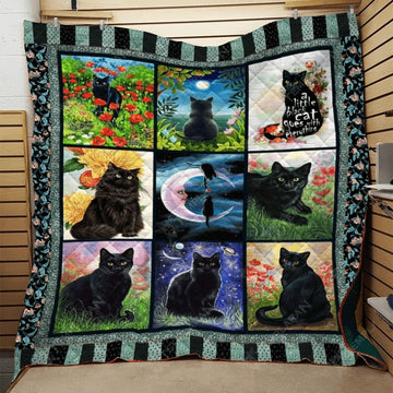litzzy Cat Black Z Cat Fleece Blanket Christmas Christmas Gifts Merry Christmas Holiday Gifts Gift Dhc03011255Dd Quilt Blanket   