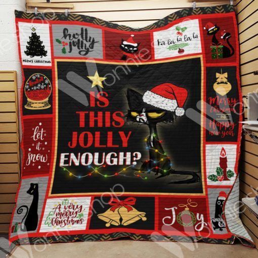 litzzy Cat Christmas DHC15100076MDQ Fleece Blanket Quilt Blanket   