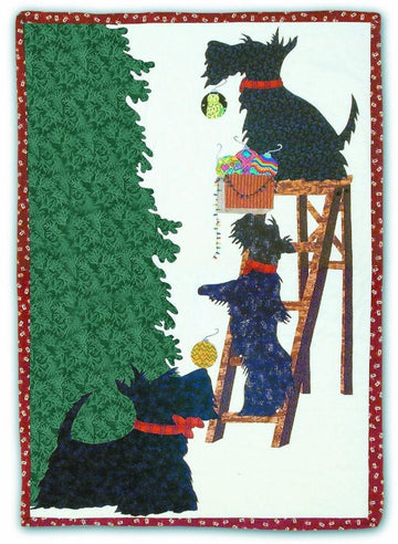 litzzy Cat Christmas Tree CLH2111512Q Fleece Blanket Quilt Blanket   