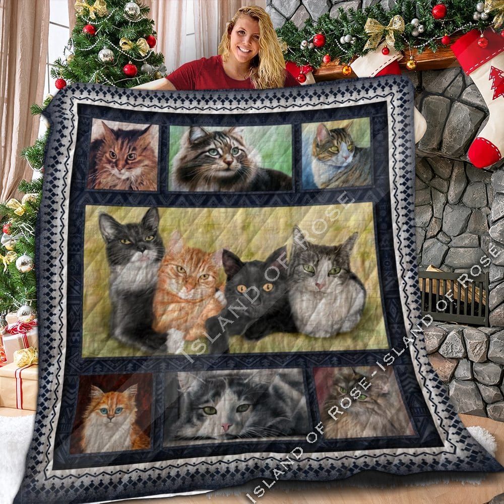 litzzy Cat Love Cat Love Fleece Blanket Christmas Christmas Gifts Merry Christmas Holiday Gifts Gift Dhc03011710Dd Quilt Blanket   