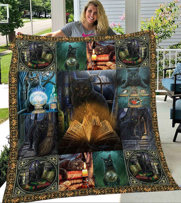 litzzy Cat Magic Cat 0612 Fleece Blanket Christmas Christmas Gifts Merry Christmas Holiday Gifts Gift Dhc03011771Dd Quilt Blanket   