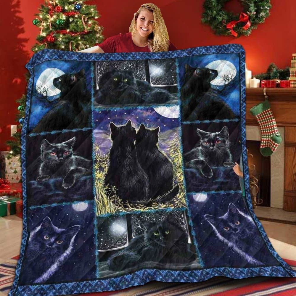 litzzy Cat Yi Yi Yi Fleece Blanket Christmas Christmas Gifts Merry Christmas Holiday Gifts Gift Dhc03011709Dd Quilt Blanket   