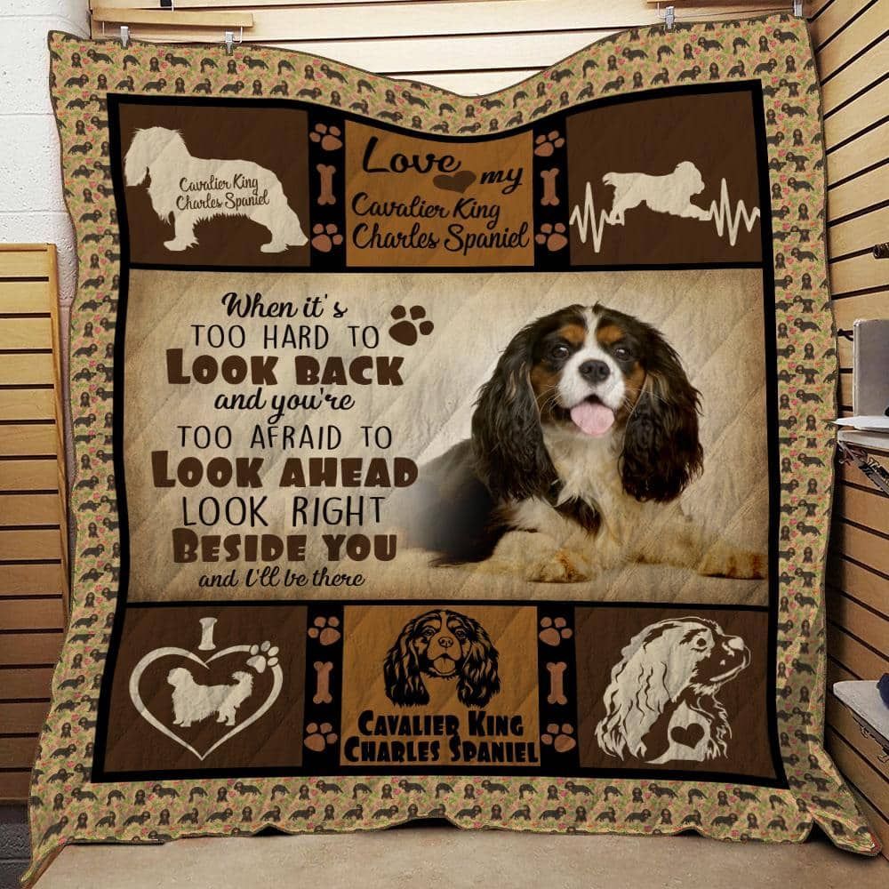 litzzy Cavalier King Charles Spaniel 01 Ckcs 2012 Fleece Blanket Christmas Christmas Gifts Merry Christmas Holiday Gifts Gift Dhc03011200Dd Quilt Blanket   