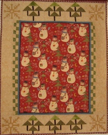 litzzy Chilly Snowman CLT1412112H Fleece Blanket Quilt Blanket   