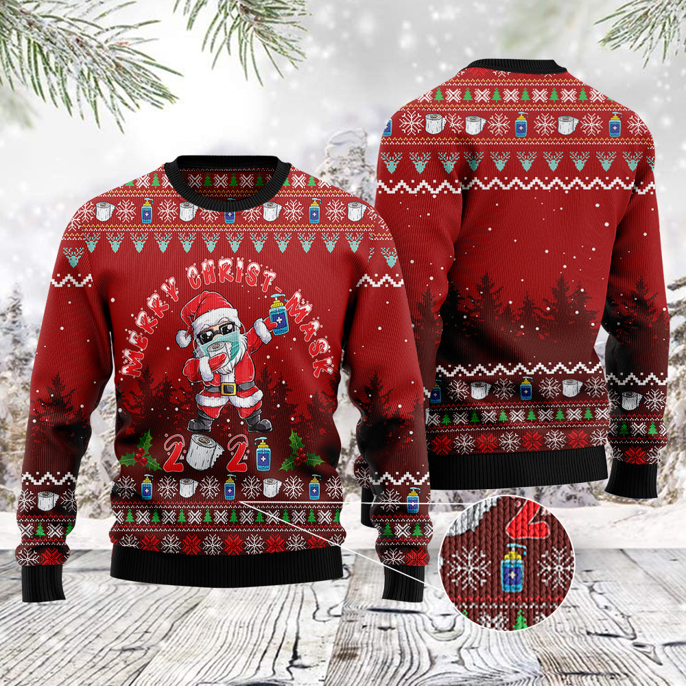 litzzy Santa Christmas Santa Dabbing 2021 Ugly Christmas Sweater -  Best Gift For Christmas, Noel Malalan - Christmas Signature sweater   