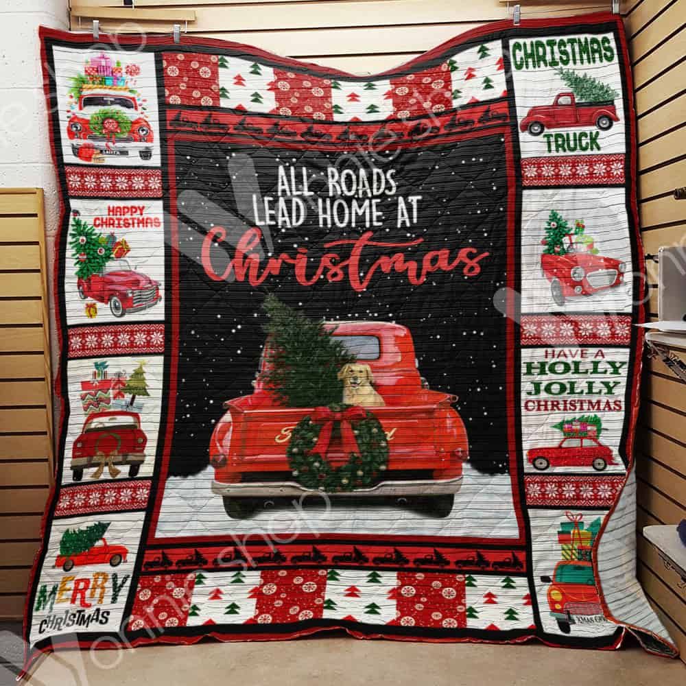 litzzy Christmas 1 GS-CL-NT0111 Fleece Blanket Quilt Blanket   