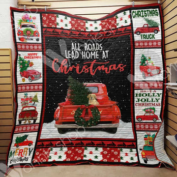 litzzy Christmas 1 GS-CL-NT0111 Fleece Blanket Quilt Blanket   